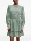 Silvian Heach Long-sleeve Dress In Green