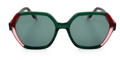 Silvian Heach Neela Sun 20111 Occhiali Da Sole Verdi Per Donna