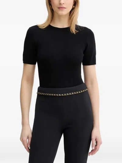 Silvian Heach Open-back Top In Black