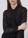 Silvian Heach Oversize Blouse In Nero