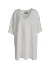 Silvian Heach Oversize Dress In Bianco