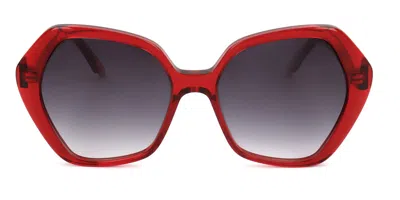 Silvian Heach Palma 20112 Occhiali Da Sole Rossi Per Donna In Red