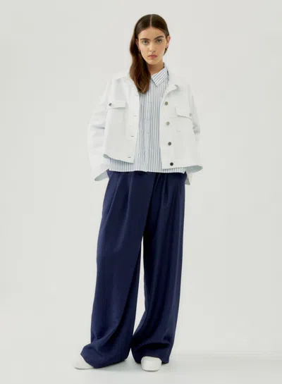 Silvian Heach Pants Trousers In Blu