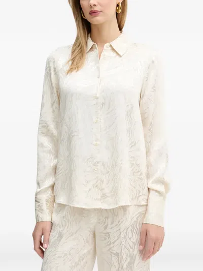 Silvian Heach Patterned Blouse In White