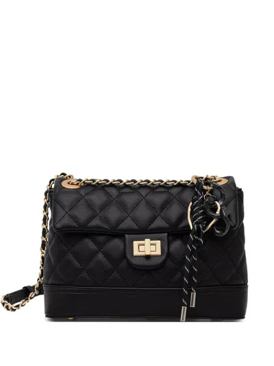 Silvian Heach Quilted Cross Body Bag In Black