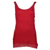 Silvian Heach Chic Red Lace Insert Tank Top In Red