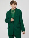 Silvian Heach Regular Single-breasted Blazer In Verde