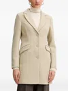 Silvian Heach Single-breasted Coat In Neutral