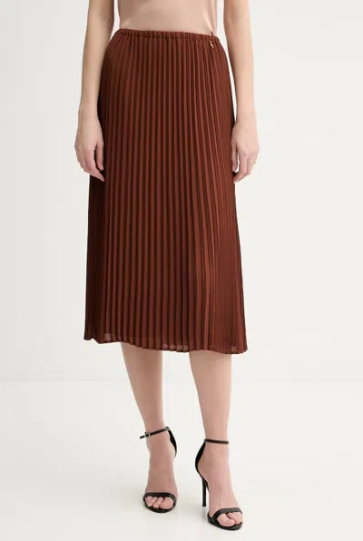 Silvian Heach Skirt Midiam In Brown