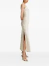 Silvian Heach Sleeveless Maxi Dress In Neutral