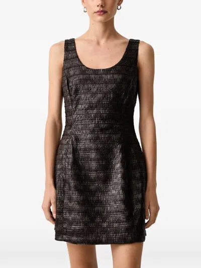 Silvian Heach Sleeveless Mini Dress In Brown