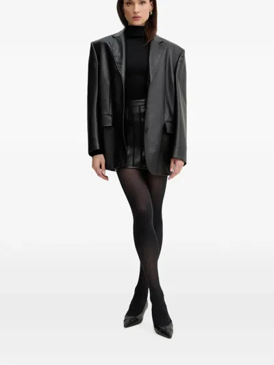 Silvian Heach Stripe Panel Skirt In Black