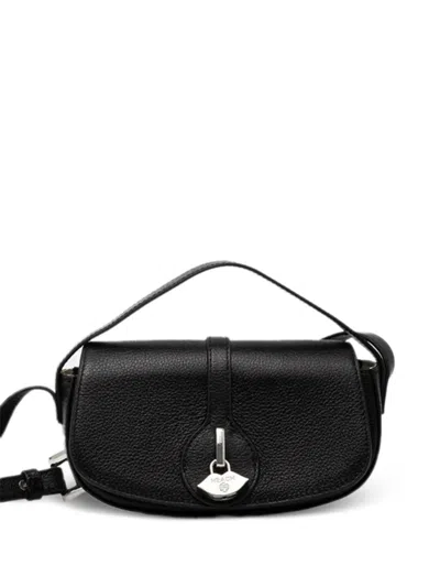 Silvian Heach Toledo Leather Crossbody Bag In Black