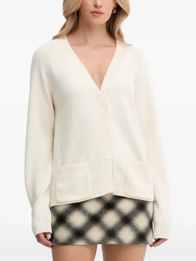 Silvian Heach Cardigan Mit V-ausschnitt In White