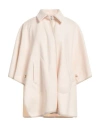 Silvian Heach Woman Cape Cream Size 8 Polyester In White