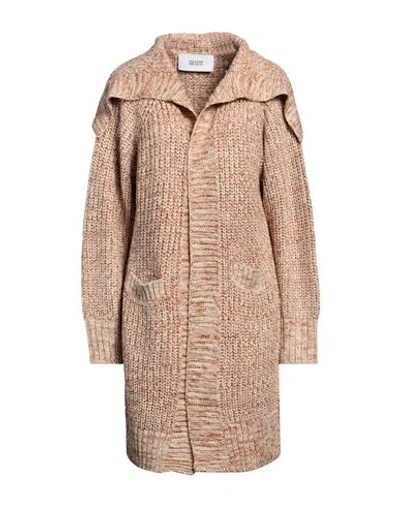 Silvian Heach Woman Cardigan Beige Size S Acrylic