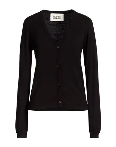 Silvian Heach Woman Cardigan Black Size Xs Viscose, Polyester