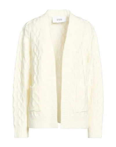 Silvian Heach Woman Cardigan Cream Size Xs Acrylic, Nylon In White