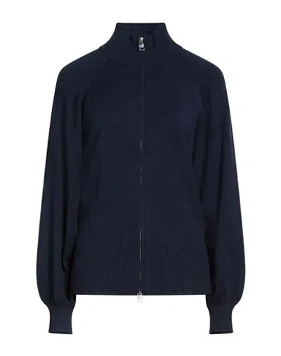 Silvian Heach Woman Cardigan Navy Size M Viscose, Polyester In Blue