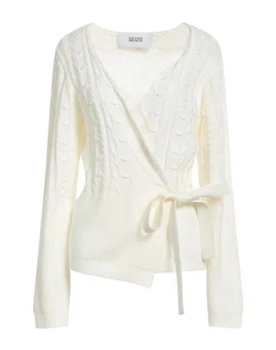 Silvian Heach Woman Cardigan White Size M Acrylic