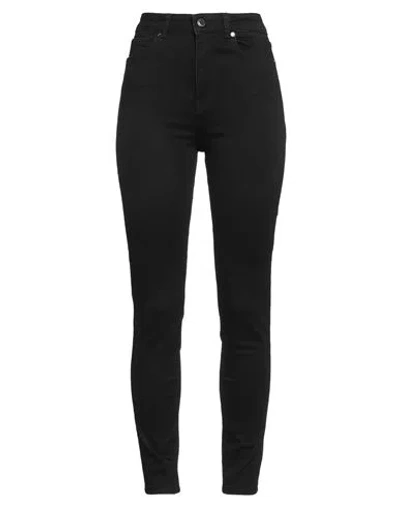 Silvian Heach Woman Jeans Black Size 27 Cotton, Polyester, Elastane