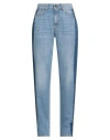 Silvian Heach Woman Jeans Blue Size 30 Cotton In Blue