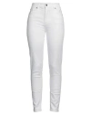 Silvian Heach Woman Jeans White Size 29 Cotton, Elastane
