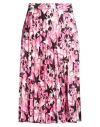 Silvian Heach Woman Midi Skirt Magenta Size 8 Polyester In Pink