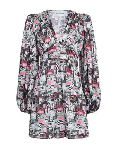 Silvian Heach Woman Mini Dress Fuchsia Size 4 Polyester In Pink