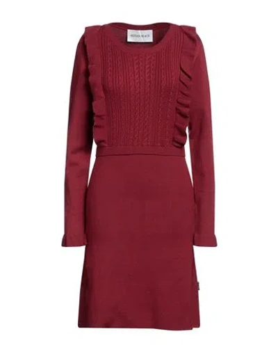 Silvian Heach Woman Mini Dress Garnet Size Xs Viscose, Polyester, Nylon In Red