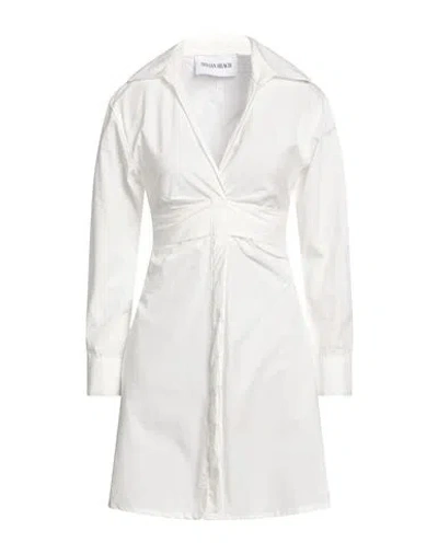 Silvian Heach Woman Mini Dress White Size 4 Cotton