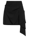 Silvian Heach Woman Mini Skirt Black Size 6 Polyester In Black