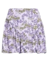 Silvian Heach Woman Mini Skirt Lilac Size 8 Polyester In Purple