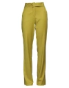 Silvian Heach Woman Pants Lime Green Size 8 Polyester, Viscose, Elastane In Green