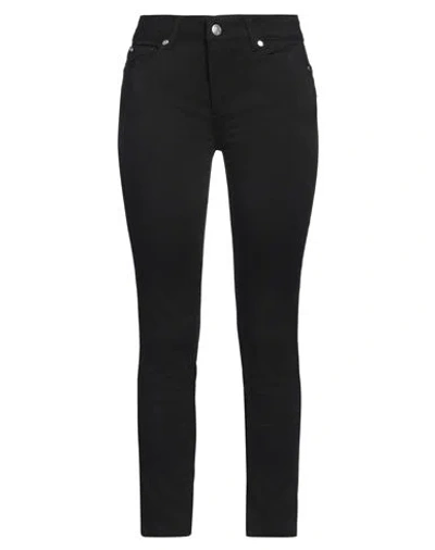 Silvian Heach Woman Pants Black Size 26 Cotton, Polyester, Elastane
