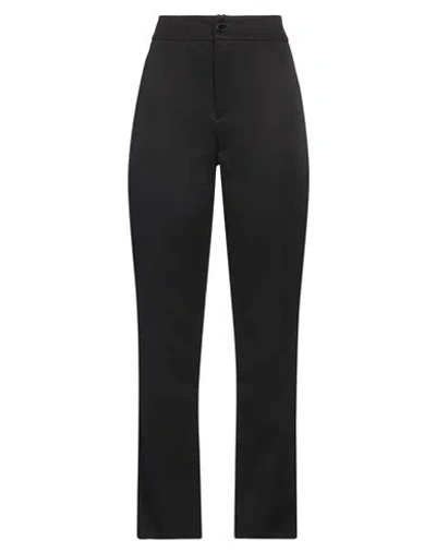 Silvian Heach Woman Pants Black Size 4 Polyester, Elastane