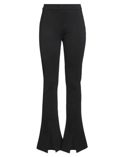 Silvian Heach Woman Pants Black Size 8 Polyester, Viscose, Elastane