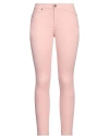 Silvian Heach Woman Pants Blush Size 27 Cotton, Polyester, Elastane In Pink