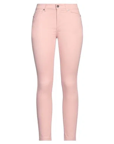Silvian Heach Woman Pants Blush Size 27 Cotton, Polyester, Elastane In Pink