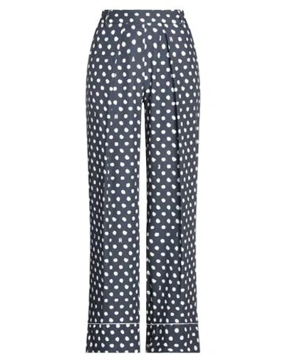 Silvian Heach Woman Pants Midnight Blue Size 2 Polyester, Elastane