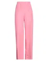 Silvian Heach Woman Pants Pink Size 8 Viscose, Linen In Pink