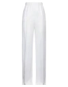 Silvian Heach Woman Pants White Size 4 Viscose, Linen