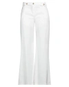Silvian Heach Woman Pants White Size 2 Viscose In White