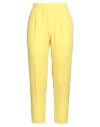 Silvian Heach Woman Pants Yellow Size 6 Polyester, Elastane In Yellow
