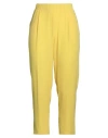 Silvian Heach Woman Pants Yellow Size 6 Polyester, Elastane In Yellow