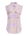 Silvian Heach Woman Shirt Lilac Size 6 Polyester In Purple