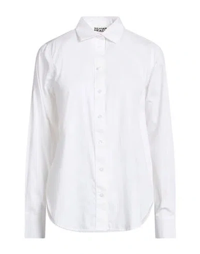 Silvian Heach Woman Shirt Off White Size 10 Cotton