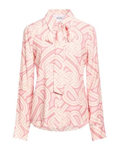 Silvian Heach Woman Shirt Pink Size 8 Viscose