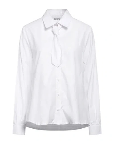 Silvian Heach Woman Shirt White Size 12 Cotton, Polyester