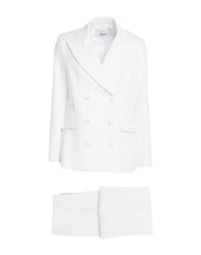 Silvian Heach Woman Suit White Size 4 Polyester, Elastane
